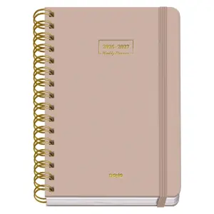 Dohe Agenda Escolar 26/27 A5 Semana Vista Papel Offset 80g Cubierta Cartón Beige