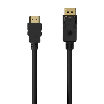 Aisens Cable Conversor DisplayPort a HDMI 0.5M Negro DP/M-HDMI/M