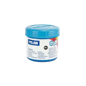 Milan Bote De Tempera 40ml Secado Rápido Mezclable Color Cyan