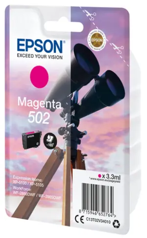 Epson 502 Cartucho de Tinta Original Magenta