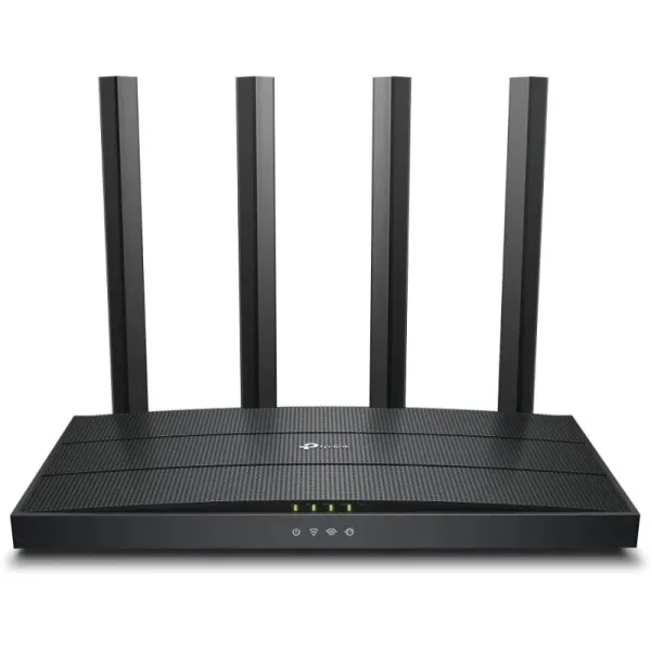 Tp-Link Archer Ax12 Router Inalambrico Doble Banda Ax1500 Wifi 6 - 4 Puertos Rj-45 - 4 Antenas Exteriores - Color Negro
