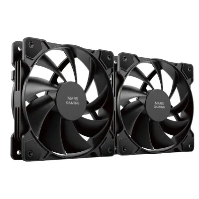 Mars Gaming Kit 2 Ventiladores Internos MF-PROX2 Black Ultra Silenciosos FDB Bearing Antivibración