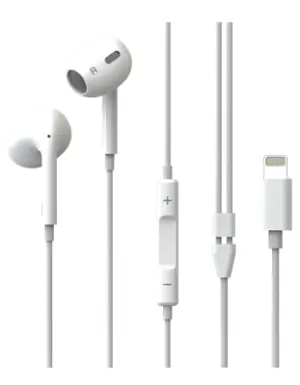 KODAK Auriculares Intrauditivos 210+ Lightning con Calidad Apple