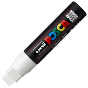 Posca Marcador PC-17K No Permanente Punta Biselada 15mm Blanco