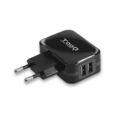 Cargador Usb Tooq Tqwc-1S02 2Xusb 3.4 A(Total) Ai-Tech Color Negro