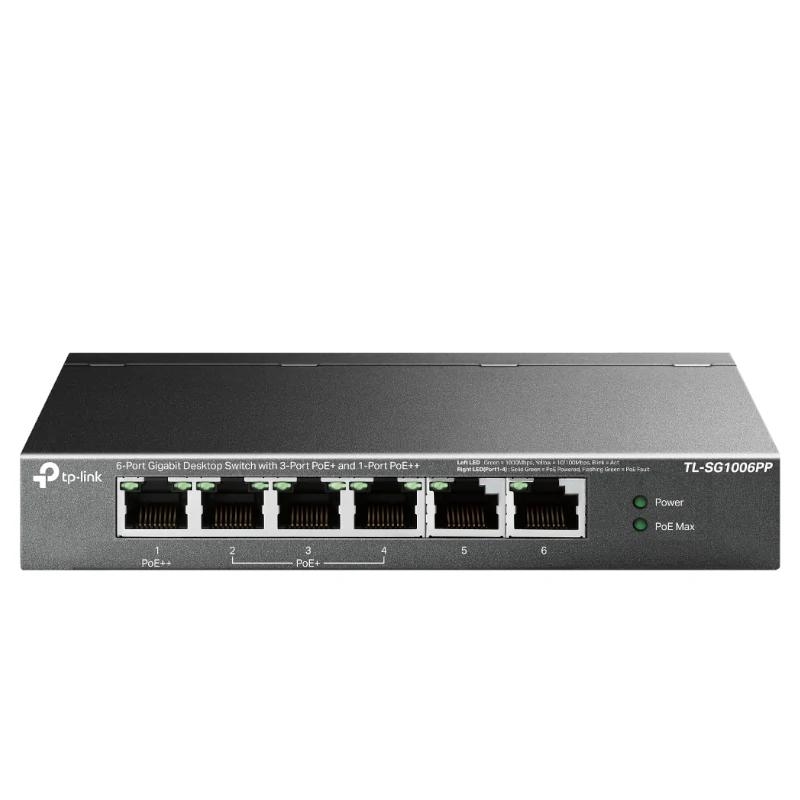 Tp-Link Tl-Sg1006Pp Switch 6Xgb (3Xpoe+ 1Xpoe++)