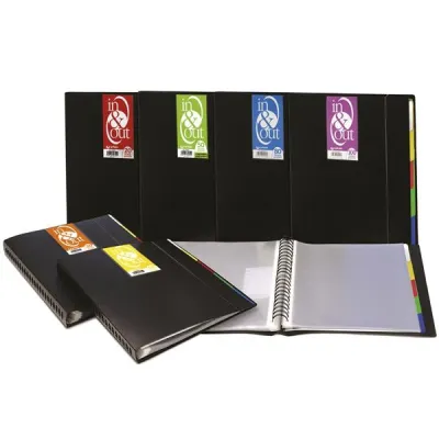Grafoplás Carpeta A4 Espiral 100 Fundas Extraíbles 5 Separadores PP Rígido Negro