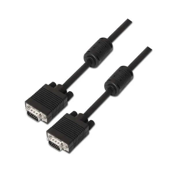 Aisens Cable Svga Con Ferrita - Hdb15/Macho-Hdb15/Macho - 1.8M - Color Negro