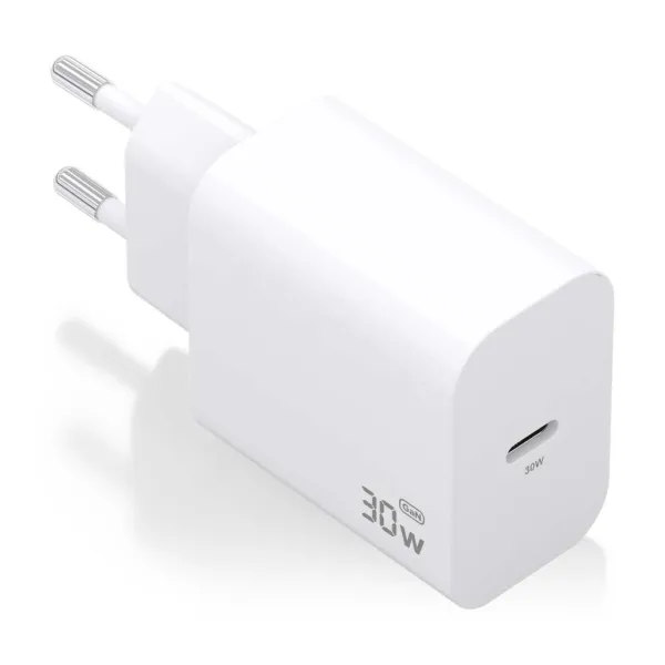 Aisens Cargador Gan 30W - Usb-C Pd3.0 - Color Blanco