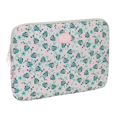 Safta Funda Para Portátil Hasta 15.6" Minnie Mouse Minty Rosa Pastel Acolchada