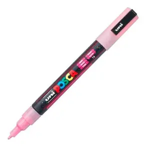 Posca Marcador PC-3ML Punta Cónica 0,9 - 1,3 mm Rosa Purpurina