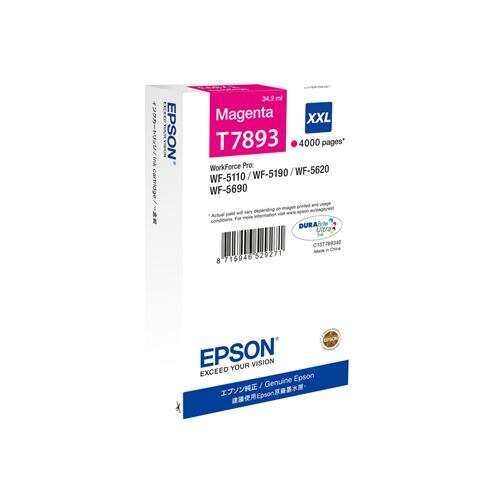 Epson T7893 Magenta Cartucho De Tinta Original - C13T789340