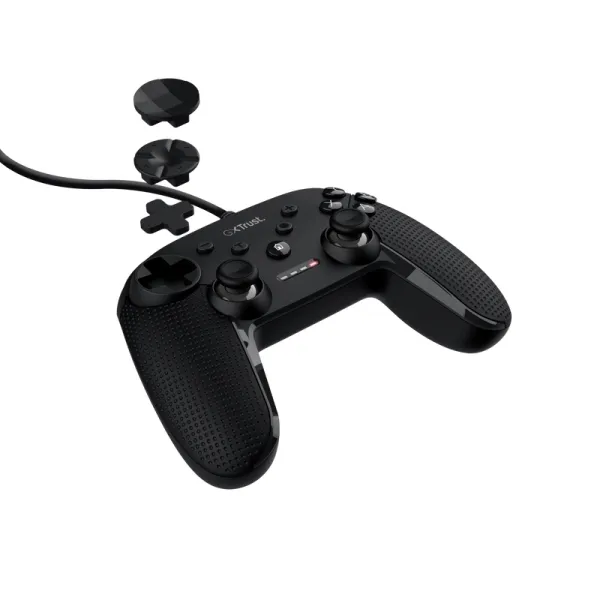 Trust GXT 541 Muta Gamepad Negro 3m Cable Panel Digital Intercambiable