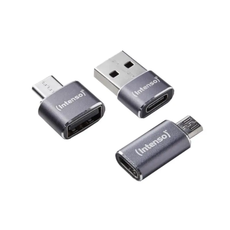Intenso Adaptador USB-C a USB-C y Micro USB