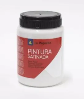 La Pajarita Témpera Escolar Bote De 35Ml Satinada Gris Plata L-19