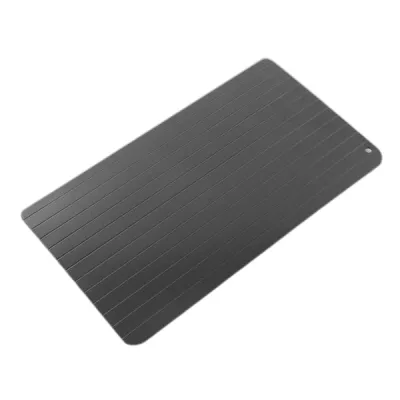 InnovaGoods Placa Descongelación Rápida Antiadherente 35x20.5cm Color Negro