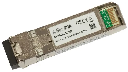 Mikrotik S+85DLC03D Módulo SFP+ Multi Modo 300m