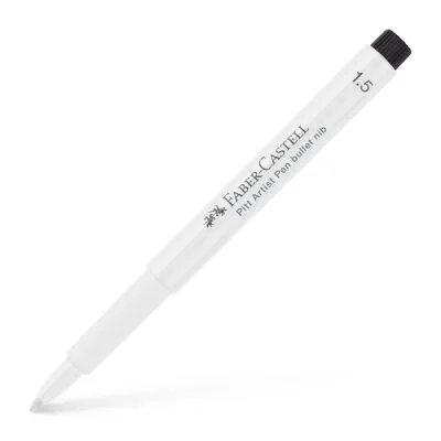 Faber Castell Rotulador Permanente Pitt Artist Pen Punta Redonda 1,5Mm Blanco