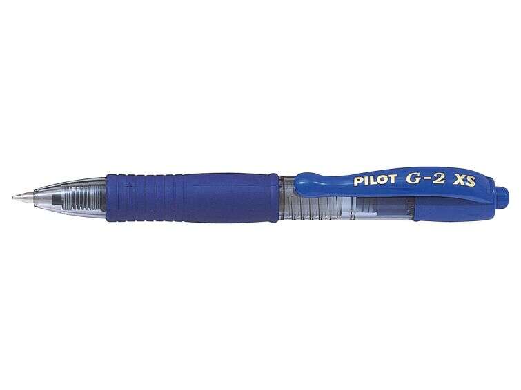 Pilot Boligrafo De Gel G2 Pixie Xs Retractil - Punta De Bola Redonda 0.7Mm - Trazo 0.32Mm - Grip Ergonomico - Color Azul