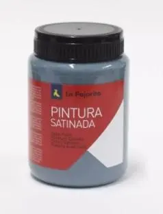 La Pajarita Témpera Escolar Satinada Azul Metal 35ml L-34