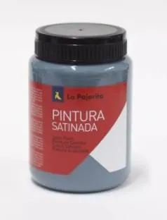 La Pajarita Témpera Escolar Bote De 35Ml Satinada Azul Metal L-34