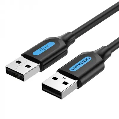 Vention Cable USB 2.0 Macho a Macho 0.5m Color Negro