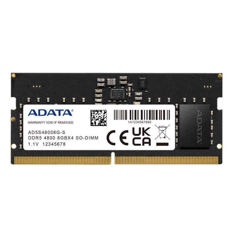 Adata Ram Ad5S48008G-S So Dimm 8Gb 4800Mhz Ddr5