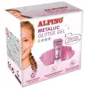 Alpino Gel Purpurina Metallic Glitter Rosa