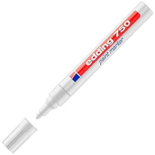 Edding Marcador Permanente 750 Tinta Opaca Blanco