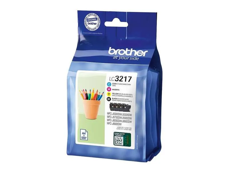 Brother Pack de Tinta BK/C/M/Y para MFC-J5330DW/J5730DW/J6530DW/J6930DW