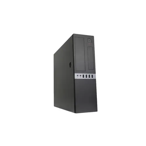 Caja Microatx Slim T450  Coolbox Cajcoot450S-Bz Negra Con Fuente 300 Tbz Integrada