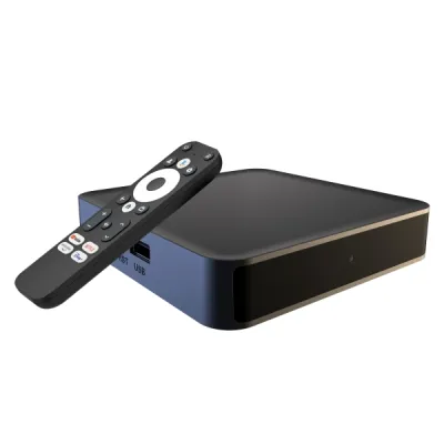 Leotec Android TV Dongle GC216 4K - Google y Netflix Certificado, WiFi Dual, Bluetooth, 2GB RAM, Mando Incluido