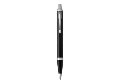 Parker Bolígrafo Im Black Chrome Trim Ballpoint Punta Media Tinta Azul