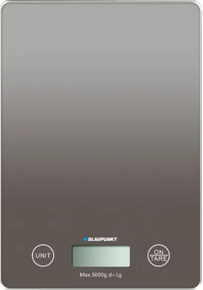 Blaupunkt BP4012 Báscula de Cocina Digital 5kg con Pantalla LCD Retroiluminada