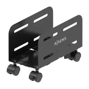 Aisens Soporte Metálico Ajustable de Suelo para CPU Negro