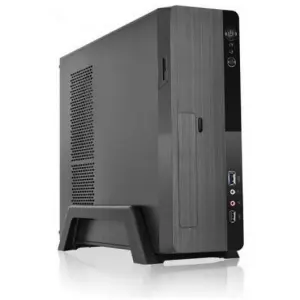 L-Link Magna Caja Micro y Mini ATX Slim con Fuente de Alimentación 500W, USB 2.0 y 3.0, Negro
