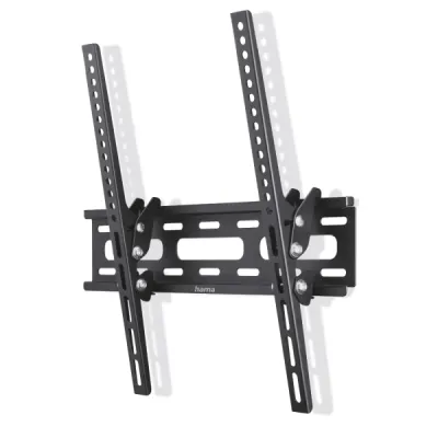 Hama Soporte Fijo de Pared para TV hasta 75" - Inclinable - VESA 400x400mm - Acero - Negro