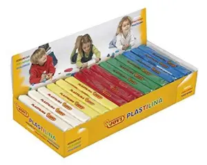 Jovi Expositor 15 Pastillas Plastilina 150gr Colores Básicos 100% Vegetal Surtido