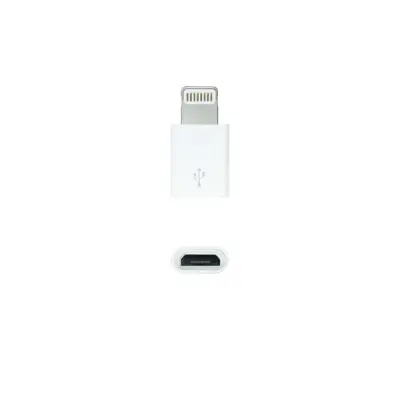 Nanocable Adaptador Lightning a Micro USB Blanco
