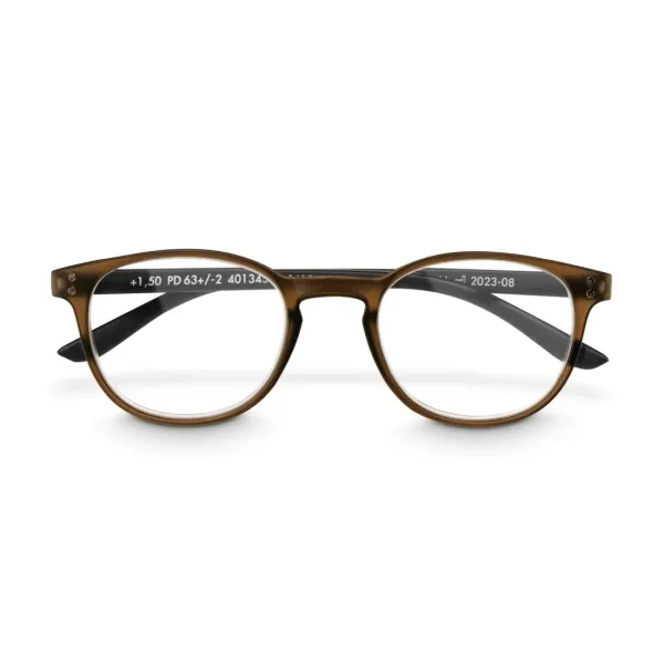 Hama Gafas De Lectura De +1.5 Dioptrias - Montura De Plastico Reciclado - Unisex - Color Marron