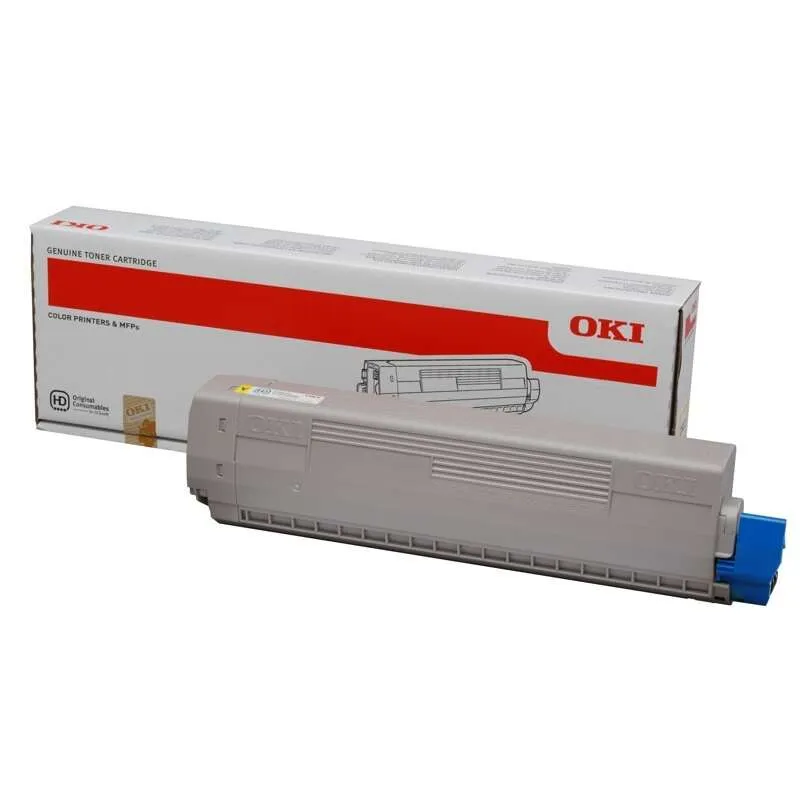 Oki C822 Amarillo Cartucho De Toner Original - 44844613
