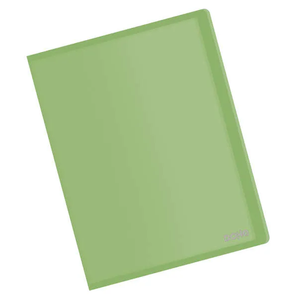 Dohe Carpetas Din A4 con Fundas Transparentes y Tapa Flexible de Polipropileno