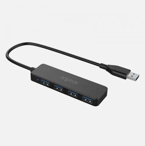Hub Usb 3.0 4 Puertos Approx Appc49 - Conectividad Eficiente