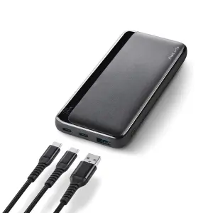 NGS Quiz 10 Powerbank 10000mAh 22.5W PD 3.0 QC 3.0 2x USB-C 1x USB-A Negro