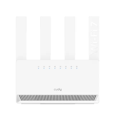 Cudy Router WiFi 7 Gigabit Dual Band BE3600, 1000Mbps, 4 Puertos, 4 Antenas 5dBi, MU-MIMO, Blanco