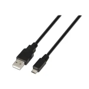 Aisens Cable USB 2.0 Tipo A Macho a Micro B Macho 1.8m Negro