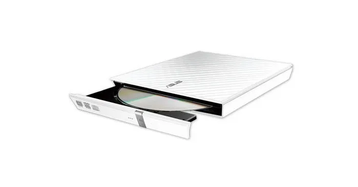 Grabadora Dvd Slim Externa Asus Sdrw-08D2S-U Lite Blanca