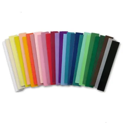 Sadipal Rollo De Papel Crepé Rojo 0,50X2,50M - Paquete De 10 Unidades