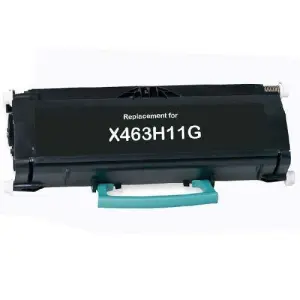 Lexmark Cartucho de Tóner Negro Genérico E460/E462/X463/X464/X466 Reemplazo E460X11E/E460X31E/X463H11G/X463H21G