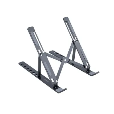 Tooq Soporte Elevador Plegable de Aluminio para Portátiles - Color Gris